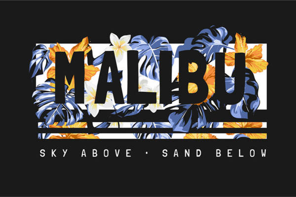 热带风情裁片印花服装,展现夏日海滩魅力