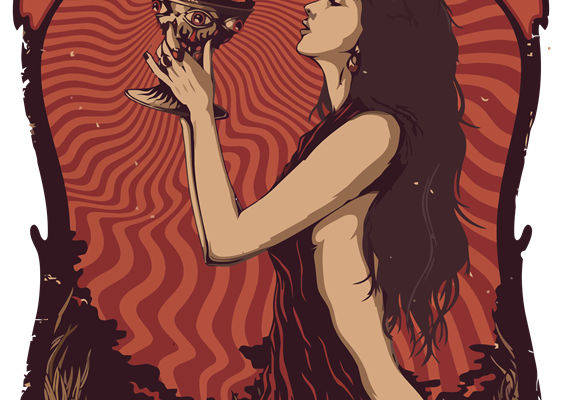 神秘复古风格裁片印花服装 2014年南非巡演纪念款