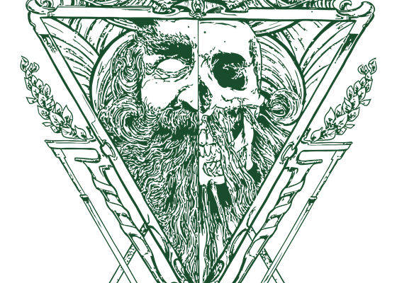 神秘复古风格裁片印花服装印花设计