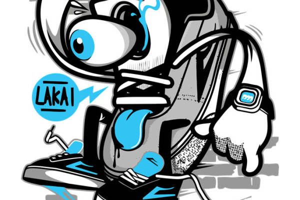 街头风格卡通裁片印花服装印花设计