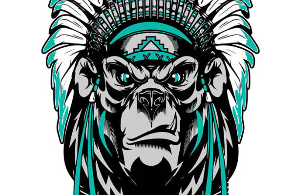 部落风格狮子头裁片印花服装，展现独特个性的时尚选择