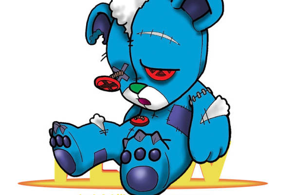 创意卡通裁片印花服装印花设计,独特个性服装图案