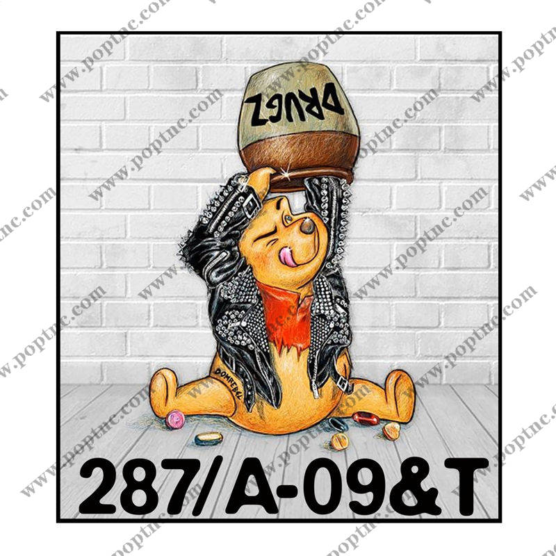 时尚街头风格狗头裁片印花服装印花设计