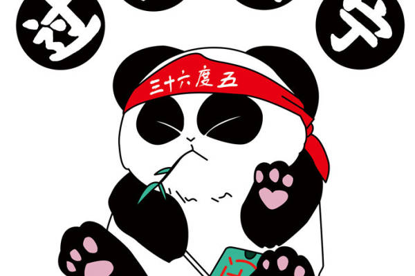 时尚熊猫裁片印花服装，展现个性与趣味的完美结合