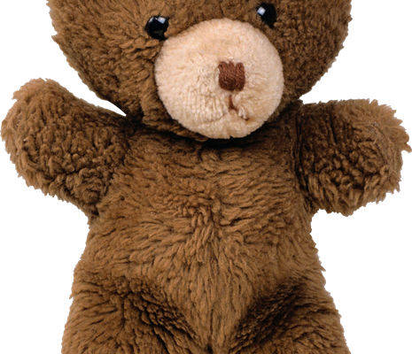 经典棕色毛绒玩具熊裁片印花服装印花设计