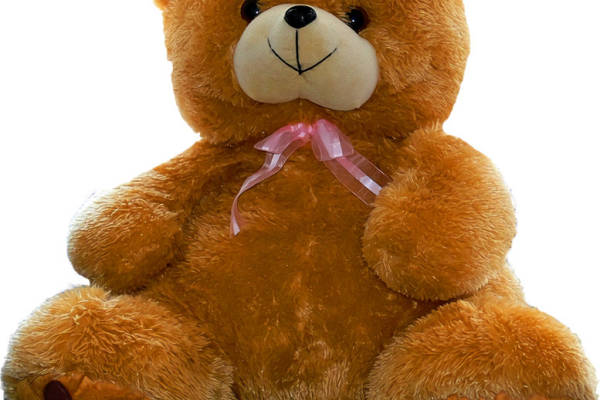 经典可爱棕色泰迪熊裁片印花儿童服装印花设计