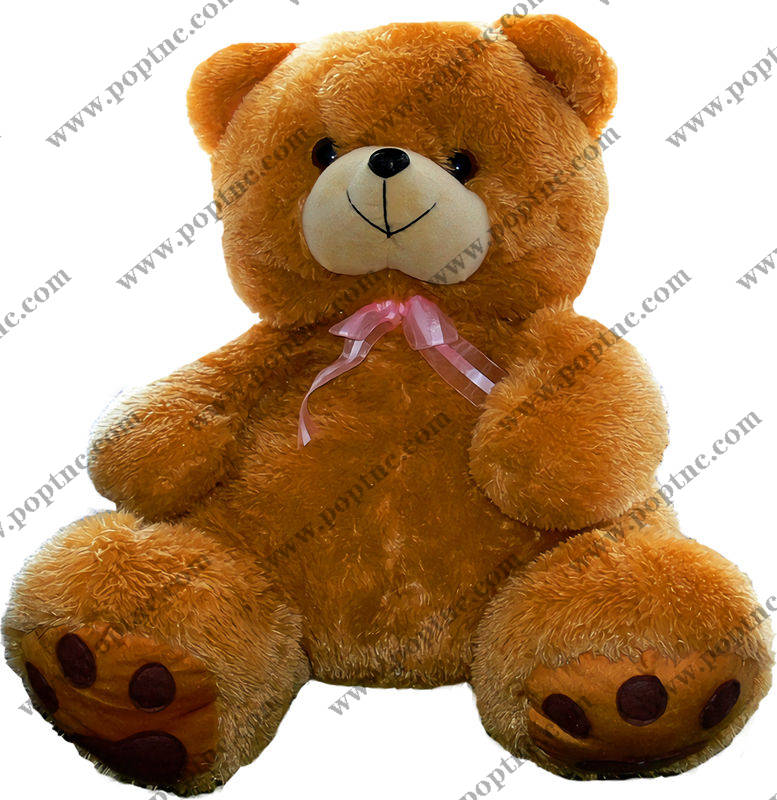 经典可爱棕色泰迪熊裁片印花儿童服装印花设计