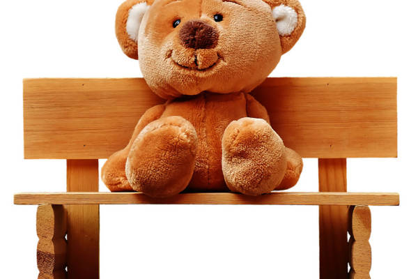 可爱泰迪熊裁片印花服装,温馨儿童房装饰必备