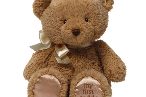 经典款裁片印花服装 我的首个泰迪熊毛绒玩具