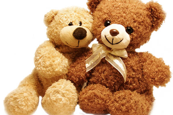 可爱毛绒玩具泰迪熊裁片印花服装印花设计