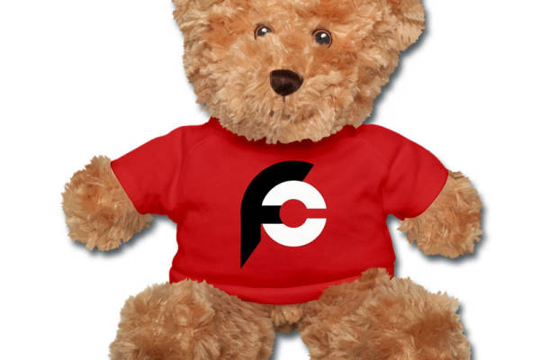 可爱泰迪熊裁片印花服装,创意个性服装印花设计