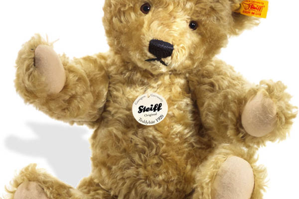 经典款Steiff裁片印花服装印花泰迪熊公仔玩偶
