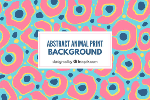 抽象动物图案面料印花，为服装增添活力色彩