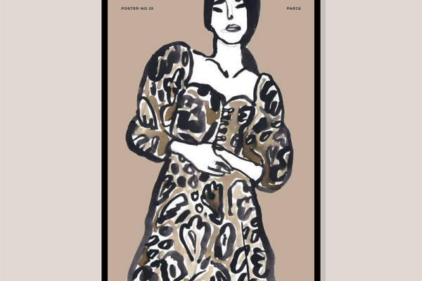 时尚豹纹裁片印花服装：巴黎风情的野性魅力