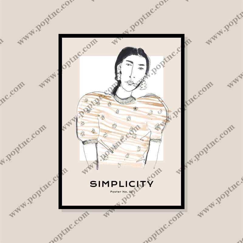 简约风格花卉裁片印花服装印花设计