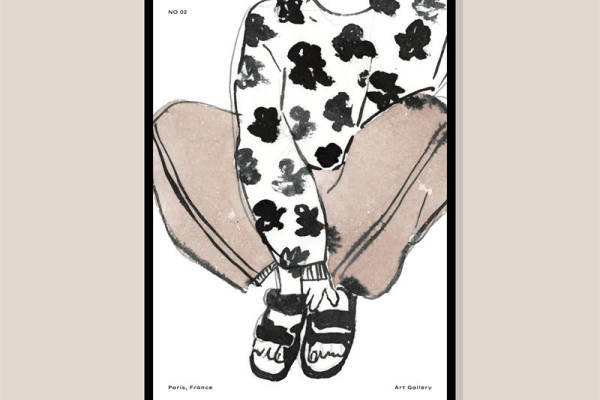 时尚艺术风格的服装裁片印花设计,展现个性魅力