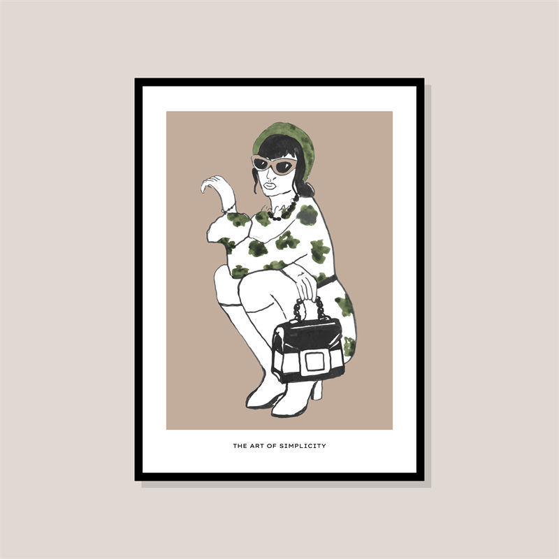 简约风格裁片印花服装：展现时尚与艺术的完美融合