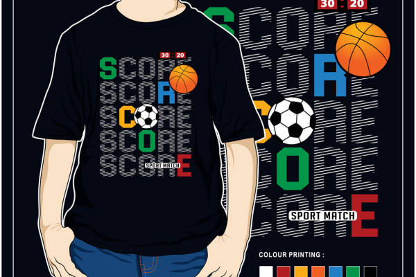 动感篮球足球裁片印花服装:运动场上的时尚宣言