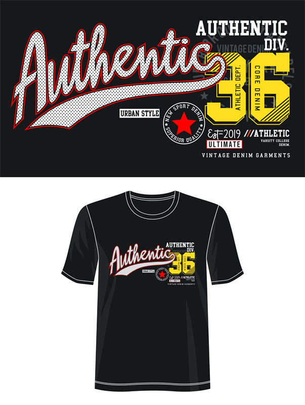 复古风格裁片印花服装印花T恤,展现独特个性