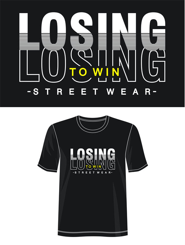 街头风裁片印花服装：'Losing Losing to Win'时尚宣言