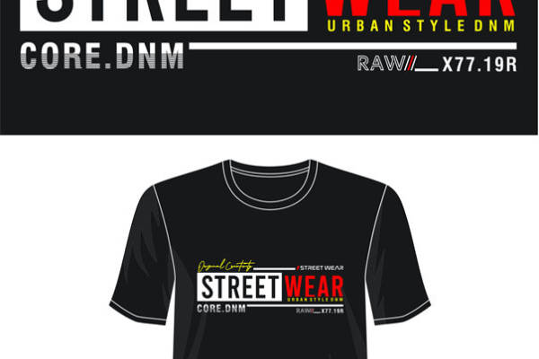 探索都市街头风格:原创裁片印花服装印花T恤