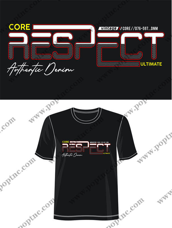 复古风格尊重主题裁片印花服装印花设计