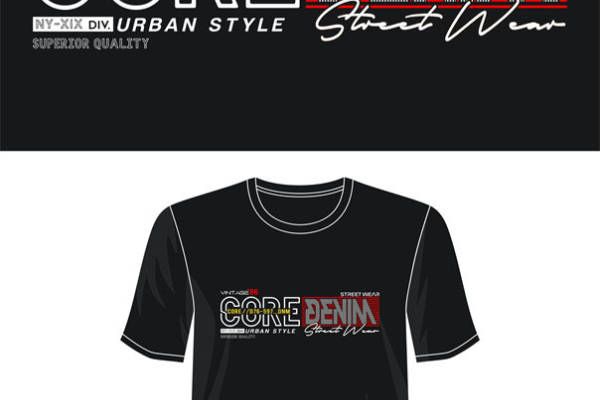 复古1986年纽约街头风格裁片印花服装印花T恤