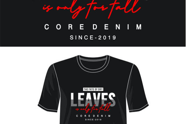 探索秋季时尚：'The Fate of Dry Leaves'裁片印花服装印花设计