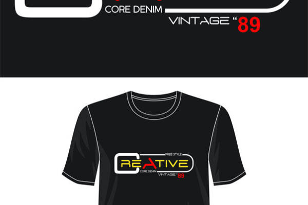 复古风格裁片印花服装：1989年经典自由风格