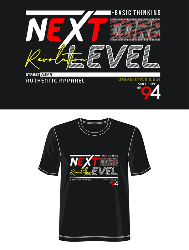 探索街头风格：'NEXT LEVEL'裁片印花服装印花设计