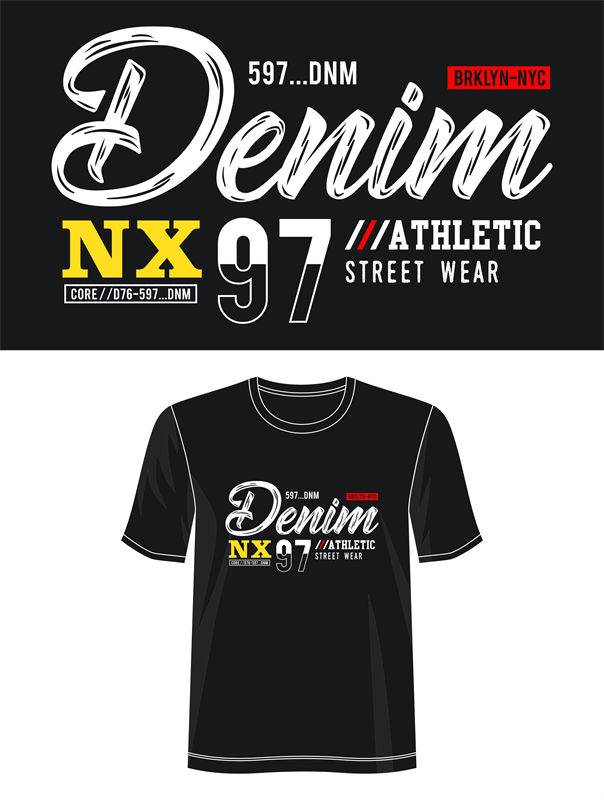 探索纽约街头风：Denim NX97裁片印花服装印花T恤