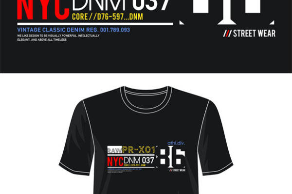 探索纽约复古风格:RAW PR-X01裁片印花服装印花T恤