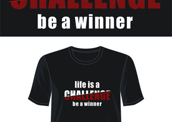 激励人心的裁片印花服装:生活是挑战,成为赢家
