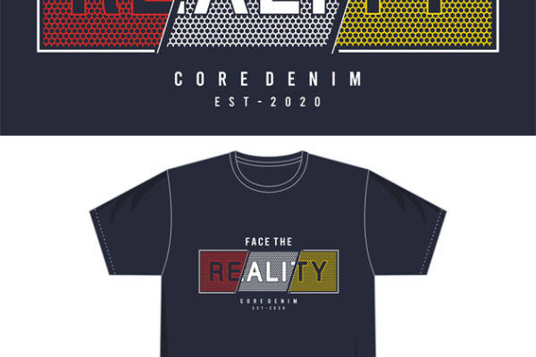 勇敢面对现实：COREDENIM品牌裁片印花服装印花设计