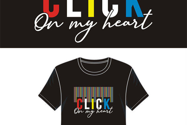 时尚多彩裁片印花服装:点击我的心,展现个性风采