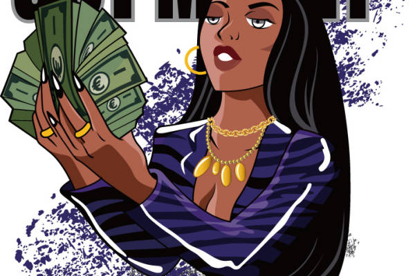 时尚潮流:紫色条纹裁片印花服装印花设计