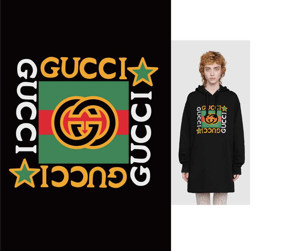 探索Gucci裁片印花服装：时尚与经典的完美结合