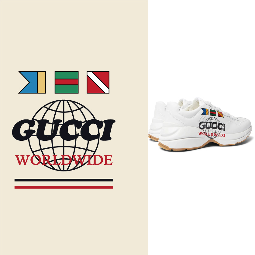 探索全球时尚：Gucci Worldwide裁片印花服装印花鞋款