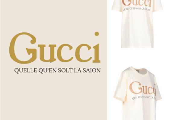 时尚经典:Gucci裁片印花服装印花设计