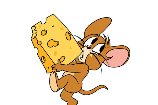 可爱卡通老鼠裁片印花服装印花设计