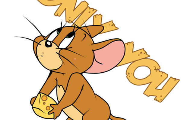 可爱卡通老鼠裁片印花服装印花设计