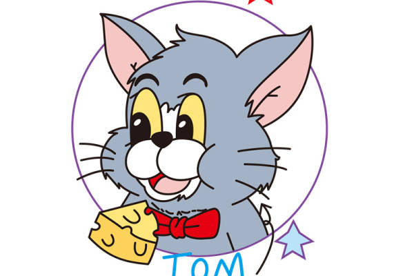 经典卡通猫裁片印花服装：活泼可爱风格