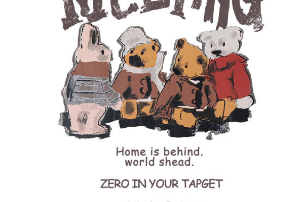 创意裁片印花服装：勇敢出发，追逐梦想的旅程