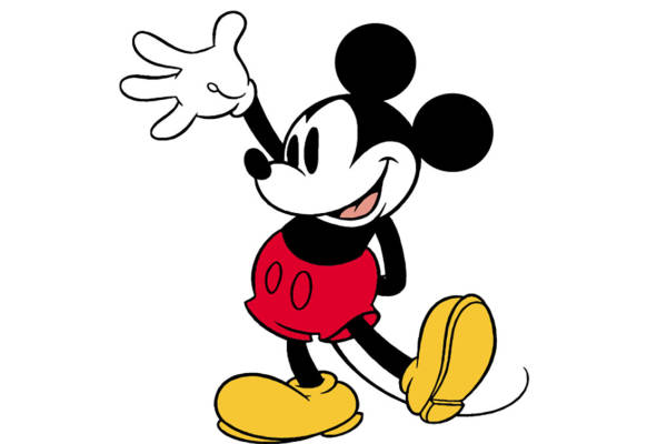 经典卡通裁片印花服装,米奇形象的时尚魅力