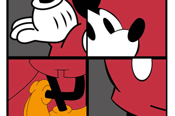 经典卡通裁片印花服装：米奇老鼠的时尚魅力