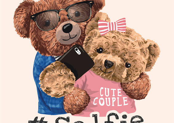 可爱情侣裁片印花服装:时尚与甜蜜的完美结合