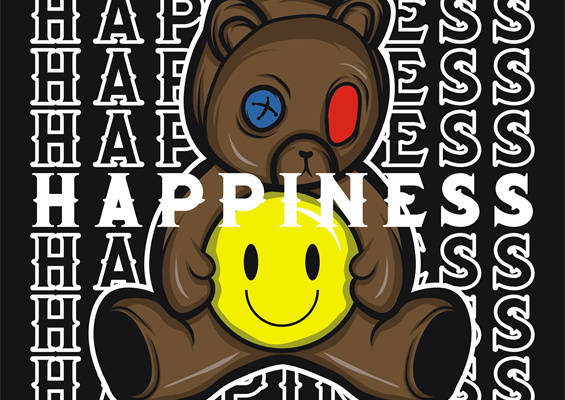 创意裁片印花服装:拥抱幸福小熊,传递快乐能量