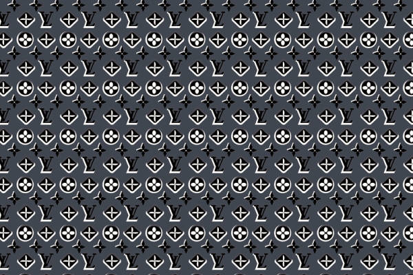 经典时尚深蓝色面料印花服装印花设计