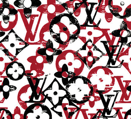 时尚潮流红黑服装印花面料，经典与现代的完美结合