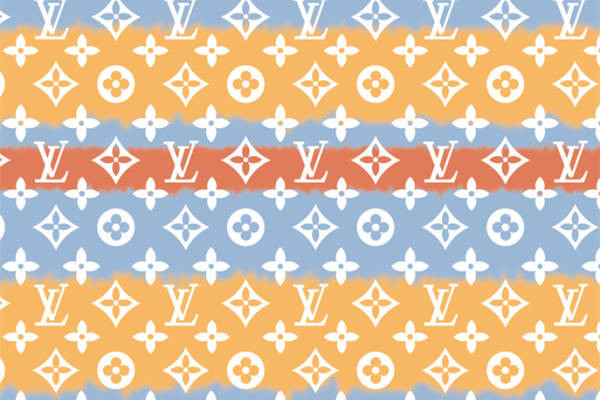 经典时尚的多色条纹面料印花服装设计